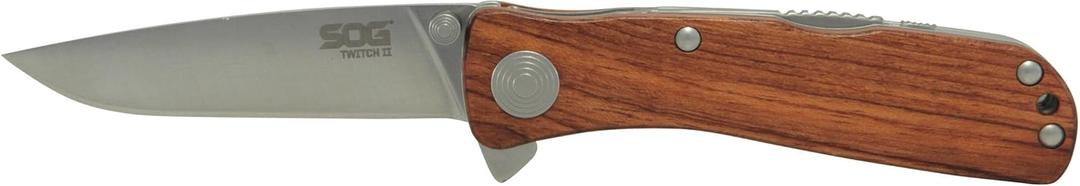 SOG Twitch II Drop Point 2.65in Everyday Carry Portable Compact Well-Rounded Camping Pocket Folding Knife | AUS-8 Steel Blade