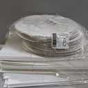 10"x10"x5" Cake Box, 36 Sets White Cake Box with Window ＆ 36 Sets 10" White Cake Round Boards, for Cake, Treat Cookie Dessert, Pastry, Birthday Party, Weddings, 10"x10"x5", 36Pcs