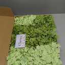 50 Pcs Faux Green Mix Hydrangea Artificial Flowers Bulk, Fake Silk Hydrangea Flowers Heads with Stems for Wedding Decorations Garden Party Baby Shower Porch Home Decor Table Centerpieces