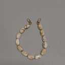 AUMEY Resin Chain for Short Handle Handbag,Beaded bag handles,Wallet Handle Replacement,Strap extender, purse accessory (YXZ01-Seashell)