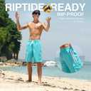 Kanu Surf Mens Barracuda Swim Trunks (Regular & Extended Sizes) (XXL)