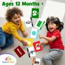 Letters, Numbers, Colors, Shapes & Animals Flashcards for Toddlers | Fun Educational Learning Toys | Premium Quality Cards for Kids Ages 1-3 | Early Childhood Learning & Development