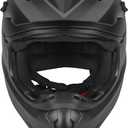 JAGASOL DOT Off Road Dirt Bike Motocross Helmet for Adults Men and Women, Dual Sport Full Face Motorcycle Helmet, ATV MX BMX Offroad Dirtbike Riding Helmet, DOT Approved, XL, Matte Black