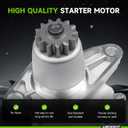 New Starter Compatible with Toyota Camry 02-17, Highlander 04-18, Sienna 04-16, RAV4 06-18, Avalon 05-18, Solara 02-08, Lexus RX330 ES330 RX350 ES350 NX200t, Pontiac Vibe, Scion XB TC 17825