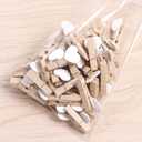 50 Pcs Mini Heart Wooden Clips Clothespins Photo Paper Peg Pin Craft Decoration Clips Laundry Storage Organization