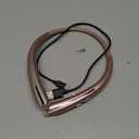 Tyxmere Bluetooth 5.0 Neckband Bluetooth Headphone, Sweat Resistant Noise Cancelling Stereo Headphones, and Retractable Ear Tips for Music, Conference, Videos(Rose Gold)