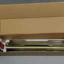 FIRJOY 12" Valet Rod for Closet Pull Out (2 Pack, Antique Brass)