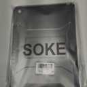 Soke Case for iPad 9th/8th/7th Generation 10.2-Inch (2021/2020/2019 Release), with Built-in Screen Protector and Kickstand, Rugged Full Body Protective Cover for Apple iPad 10.2 Inch - Black