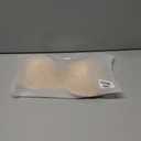 Front Closure Bras for Women Lace Racerback Sexy Plunge Lightly Padded Smooth Tshirt Underwire Push Up Bra (32D, Nude)