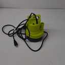 1/2 HP Submersible Water Pump 2900 GPH Portable Small Sump Pump For Pool Cover, Basements, Puddles, Gardens Ponds With 16.4 Ft Power Cord and Hose Adapters, Yellow