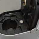 Mini Single Serve Coffee Maker for K Cup and Ground Coffee, Fast Brew One Cup Coffee Machine with Descaling Reminder and Water Window, 6 to 12 oz. Brew Sizes, Grey