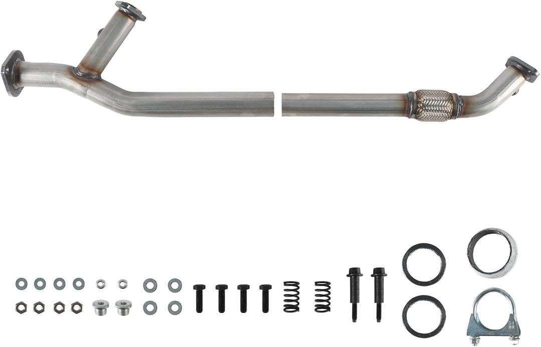 Front Flex Pipe Exhaust Pipe Compatible With Toyota Sienna 2004-2006 3.3L V6, Front Wheel Drive Model Only