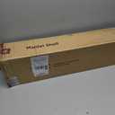 Avana Handcrafted Natural Wood Fireplace Mantel - 48 Inch Mantel Shelf - Farmhouse, Floating - Grey