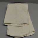 vctops Boho Cotton Quilted Couch Cover Soft Embroidered Sofa Cover Non-Slip Dog Bed Cover Scalloped Sofa Slipcover Washable Furniture Protector Cover (Cream,28"x28")