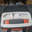 ETENWOLF VORTEX S6 Tire Inflator Portable Air Compressor for Heavy-duty Vehicle, Cordless Air Pump for Car & Inflatables with 19200 mAh Battery, 100% Duty Cycle & Dual Cylinder Bike Pump, Vivid Orange