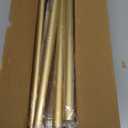 Brushed Brass M10 Threaded Extension Rod for Pendant Light, Island Lighting, Chandeliers,Lighting Fixture downrods & Stems,12 Inches 11.4mm OD (0.449″) x 300mm L (11.81″)