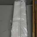 LazBlinds No Drill Cordless Cellular Shades, 58" W x 64" H, White Top Down Bottom Up (TDBU) Honeycomb Shades for Home, Light Filtering Thermal Insulation Blinds for Windows