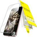 JETech Screen Protector for iPhone 15 6.1-Inch, One-Step Easy Installation with Auto-Alignment Bubble Free Box, 9H Tempered Glass Film, HD-Clear, 3-Pack