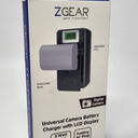 ZGEAR - Universal Camera Battery Charger W/LCD Charge Display