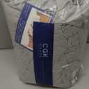 Extra Deep King Fitted Sheet - Hotel Luxury Single Fitted Sheet Only - Easily Fits 18 inch to 24 inch Mattress - Ultra Soft, Wrinkle & Fade Free w/Extra Deep Pockets - Breathable & Comfy - Light Grey