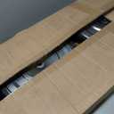 Amazon Basics Premium Crowd Control Stanchions with 6.5 ft Retractable Belt, Easy Assembly, Sturdy, Black, Pack of 2