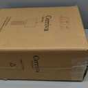 23" Ceramic Table Lamp Set of 2, Modern Farmhouse Bedside Lamps for Bedroom, White Nightstand Lamps for Living Room, Rustic End Table Desk Lamps with Rocker Switch, Home Office Dcor