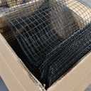 Hardware Cloth, 24" x50' & 1"x1" Mesh Size, Galvanized Steel Vinyl Coated 16 Gauge Welded Wire w/A Cutting Plier & A Pair of Fabric Gloves, for Garden Fencing & Pet Enclosures, Black