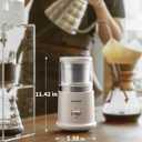 SHARDOR One Touch Coffee Grinder Electric, Spice, Herb, For Coffee Bean Spices and Seeds with 1 Removable Stainless Steel Bowl, Dry Grinder, White
