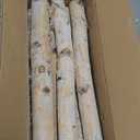 6 Pack Birch Logs Decorative Natural Birch Log for Decoration,Crafts,DIY,White Birch Logs for Fireplace Decor Firewood(Logs:1.4"2.6" Dia. x 16.5" Length)