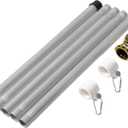 Stainless Steel Rotating Flagpole Outdoor Flag Stand for Roof Wall Garden Rustproof Durable Design Easy Assembly Disassembly
