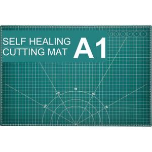 Prime Vinyl Cutting Mat, 23" x 35" Large Self Healing Sewing Mat, 5-Ply Heavy Cut Board, Rotary Cutting Mat for Crafts, Sewing Supplies and Quilting Tools.
