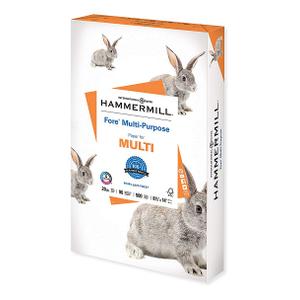 Lot of 3 Hammermill Printer Paper, Fore Multipurpose 20 lb Copy Paper, 8.5 x 14 - 1 Ream (500 Sheets) - 96 Bright, Pack of 2 And Elementree Printer Paper Pack of 1 