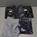 BOOJO 5 Pack Athletic Gym Men's Shorts - Workout Black Quick Dry Basketball Shorts with Pockets for Running Casual Activewear, Small 