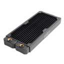 Dracaena 240mm - 28mm/1.1inch Thick Computer Radiator, 14 Tubes Copper Water Cooling Cooler for CPU Heat Sink - Liquid Heat Exchanger Dual G1/4 Thread, Black