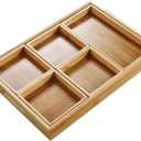 Food Platter Chinese Style Household Afternoon Tea Snack Tray, Living Room Tea Cup Storage Tray, Tea Restaurant Pastry Tray Kitchen Tray (Color : A)