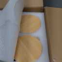 Mfacoy 4 Pack Glass Storage Jars with Airtight Bamboo Lid, 27 OZ Glass Canisters Set with Labels, Glass Food Storage Jar for Kitchen, Clear Container for Candy, Cookie, Coffee Beans, Snacks, Spices