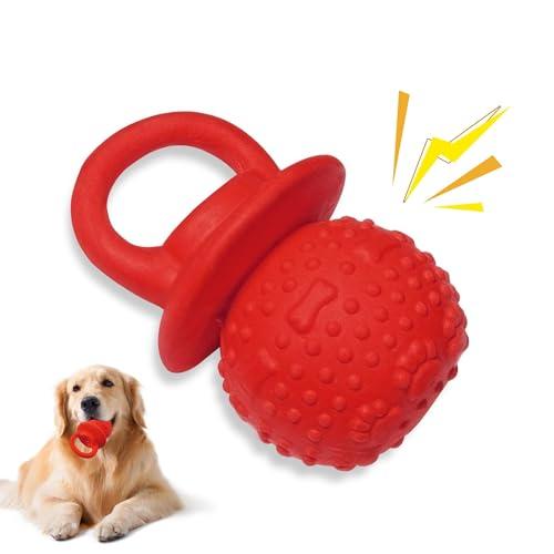 LLSPET Latex Chew Dog Toys, Novelty Squeaky Pacifier Dog Toys for Teething Puppies, Mild Chewing Small, Medium, Large Dogs, Pet Dogs Supplies Newborn Puppy Gift