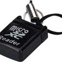 TXY USB 2.0 Mini Card Reader Mini Super Speed USB 2.0 Micro SD/SDXC TF Card Reader Adapter Laptop Accessories (Black)