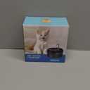 Cat Water Fountain for Cats Indoor: 80oz/2.4L Cat Fountains for Drinking - Quiet Pet Watering Bowls for Cats Inside - Black Kitten Waterer Supplies - for Small and Medium Animals