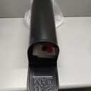 Black Galvanized Steel Post-Mount Mailbox, L19in. W x 6.7 in. H x8.7 in, Large Mailbox,Mailboxes for Outside Post Mount