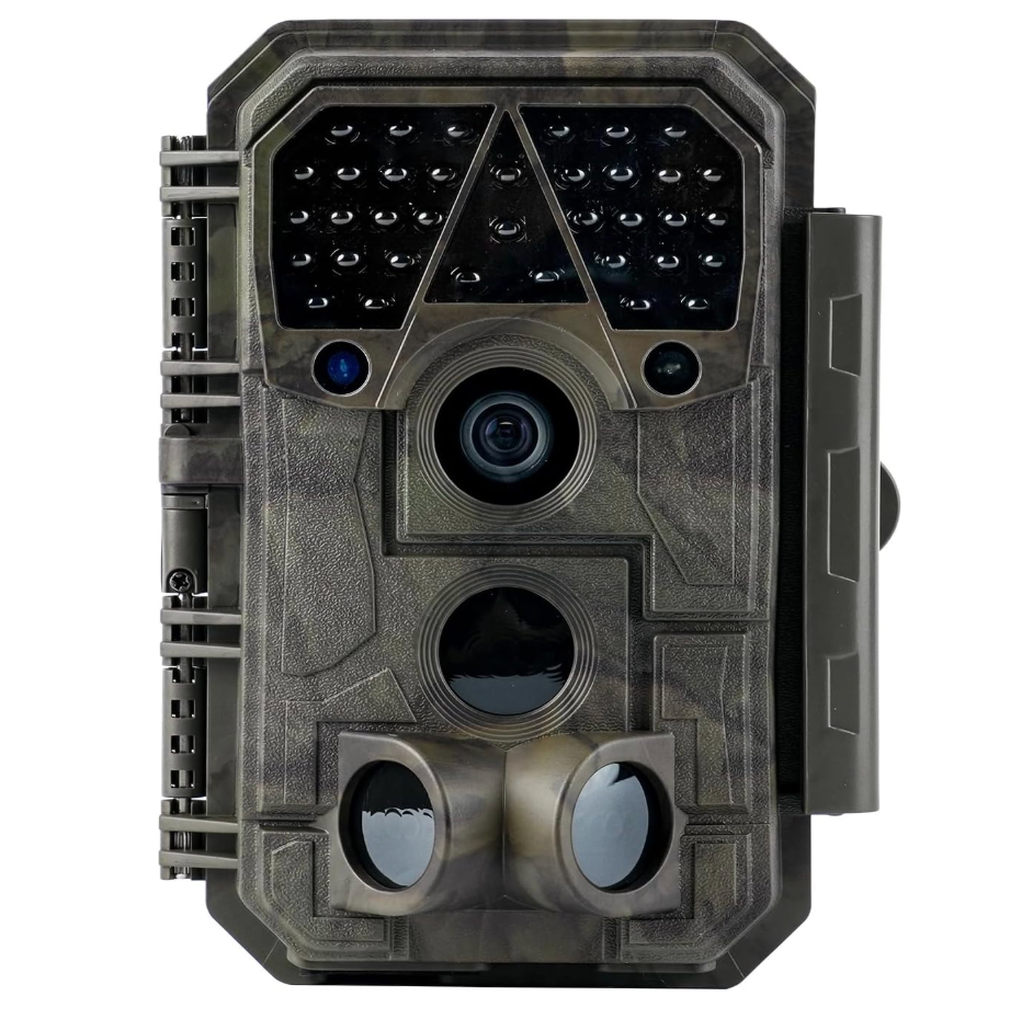 Meidase P70 (NonCellular,NonWiFi) Trail Camera, 64MP 1296p, Game Cameras with NoGlow IR Night Vision, Motion Activated, Waterproof for Wildlife Deer Cams, Hunting