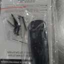 48 inches Electric Fireplace Inserts, Recessed and Wall Mounted Fireplace Heater, Linear Fireplace w/Thermostat, Remote & Touch Screen, Multicolor Flame, Timer, Log & Crystal, 750W/1500W (Black)