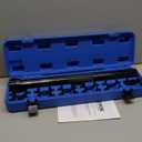 VEVOR Inner Tie Rod Tool Kit, 13 Pcs Tie Rod Removal Tool, 13 Pcs Crowfoot Adapters Inner Tie Rod Tool Set, 1/2 Inch Drive Tube Tie Rods Tool, Heavy-Duty Steel Inner Tie Rod Removal Tool for Vehicle