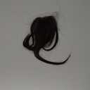 MOSINA Human Hair Toppers for Women Real Human Hair Toppers Hair Pieces for women 3.2" x 4.5" Silk Base Real Hair Toppers for Women with Thinning Hair(Brown Black) (3D Bangs(8*11))