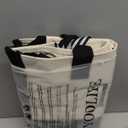 YOOLIFE Mothers Day Gifts - Initial Canvas Tote Bag & Makeup Bag, Birthday Gifts for Women Mom Sister Friends