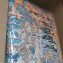 Lahome Modern Abstract Area Rugs 9x12 Living Room Rug, Washable Rugs for Living Room Bedroom Low Pile Non Slip, Colorful Large Soft Indoor Carpet for Dining Room Table Apartment Classroom (Rosy)