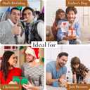 Fathers Day Dad Gifts from Daughter Son - Dad I'd Love to Hear Your Life Story Conversation Cards for Birthday, Hear Dad's Story, 104 Engaging Questions - Sentimental Gifts for Father