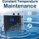 79 Gallon Aquarium Chiller, Fish Tank Chiller,1/3 HP Active Aqua Chiller for Axolotl, Aquarium Cooler with LED Display, Pipe, Water Pump, Remote Control