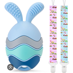 Teething Toy with Easter Egg Bunny