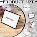 AmazingSpark 120 Kit Thank You Cards with Envelopes Bulk 12 Designs 4.8 x 6.8'' Black Thank You Notes for Small Business Graduation Wedding Baby Shower Teacher Appreciation Gifts